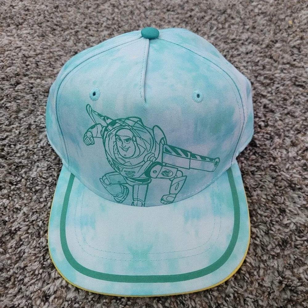 Disney Toy Story Land Snapback Hat Buzz Lightyear‎ Green Multicolor Hat